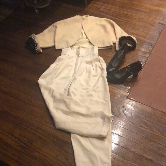 CHANEL Pants - CHANEL VINTAGE ZOOT TROUSERS H WAIST
